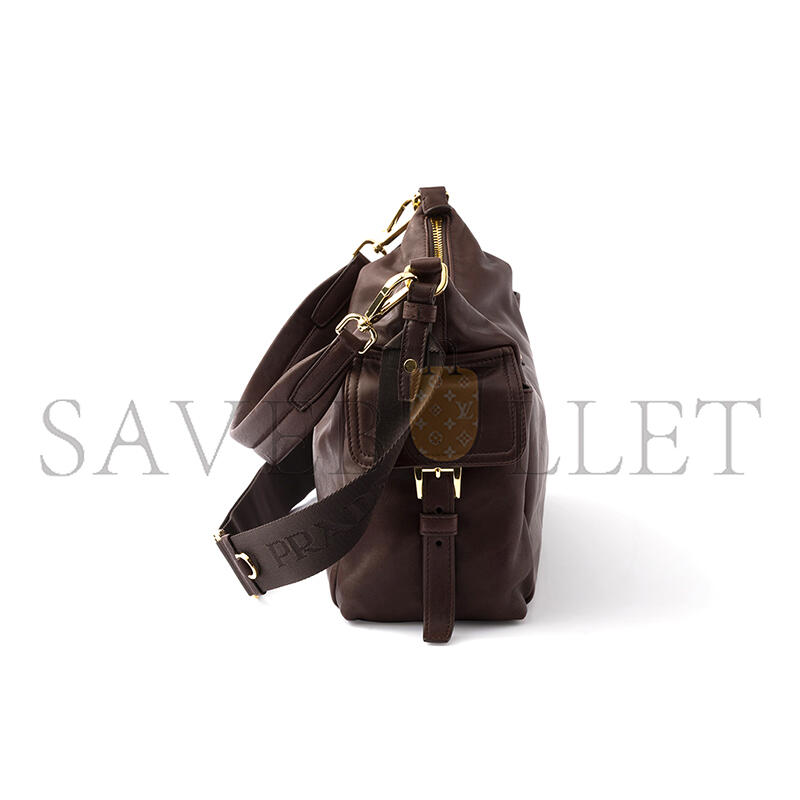 PRADA EXPLORE LARGE NAPPA LEATHER BAG 1BC264 (32*22*11.5cm)